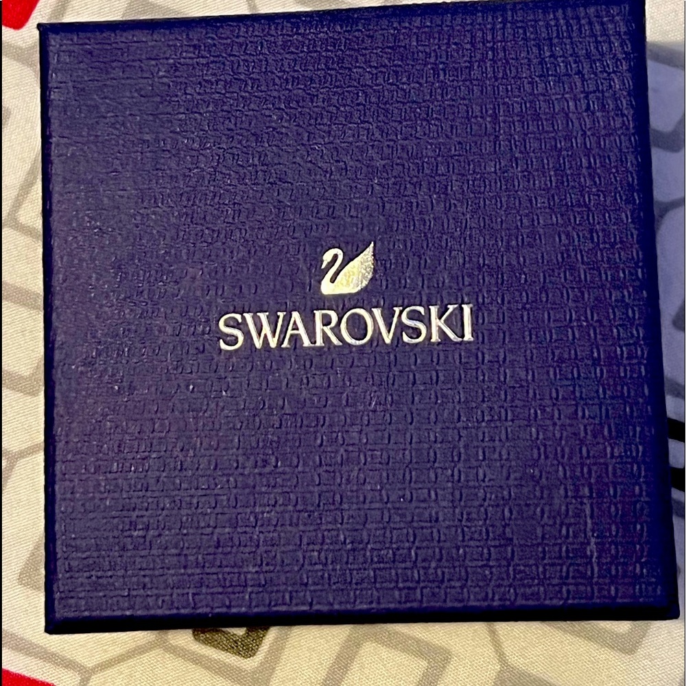 Swarovski Circle Necklace with Earrings